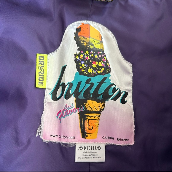 Burton DryRide Cargo Snowboarding Pants Purple - Picture 13 of 14